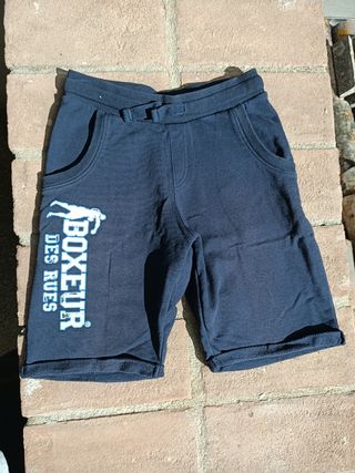 Pantaloncini blu in cotone