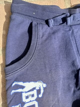 Pantaloncini blu in cotone