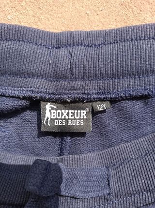 Pantaloncini blu in cotone