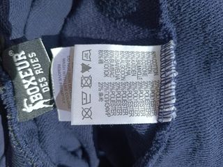 Pantaloncini blu in cotone