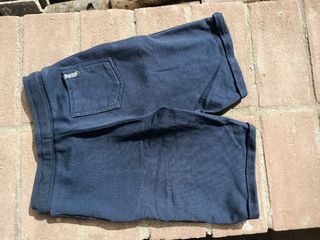 Pantaloncini blu in cotone
