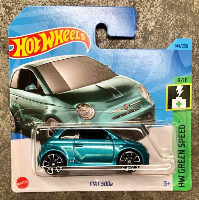 Hot Wheels FIAT 500e AZZURRA 2023 1:64