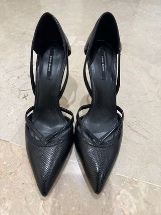 Zapatos tacon negros 