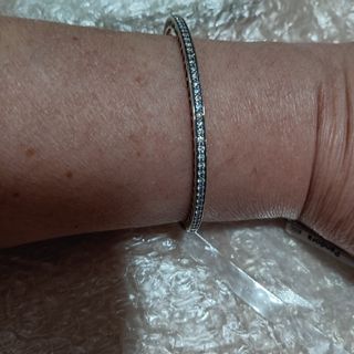 Pandora pulsera corazones plata, circonitas y .Ofe