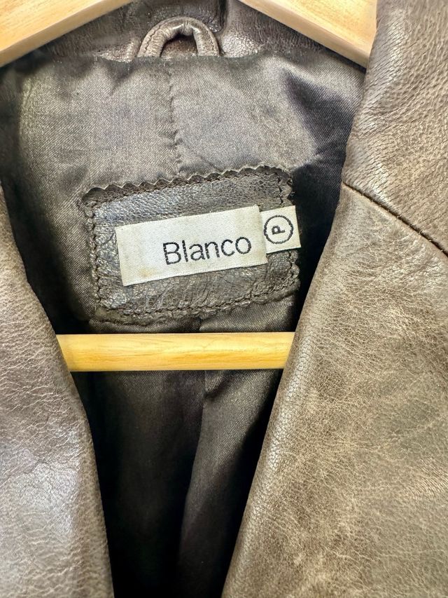 Blazer Piel Blanco