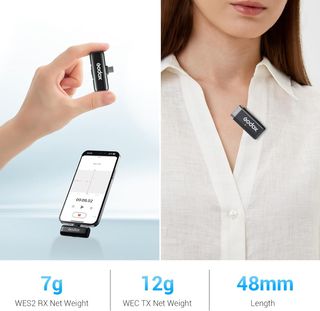Micrófonos Solapa Godox WES2 Kit USB-C NUEVO