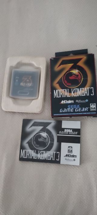 Mortal kombat 3 sega Game gear 