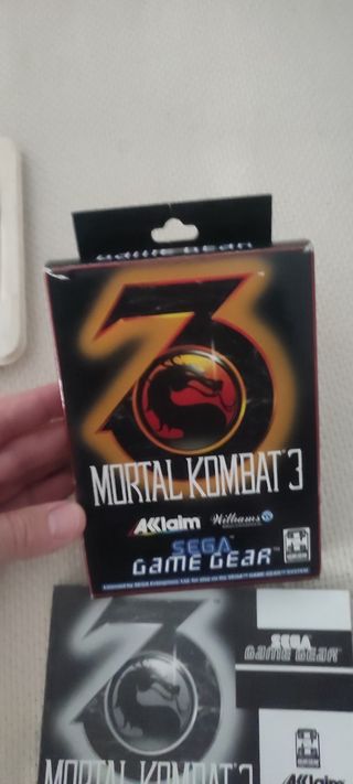 Mortal kombat 3 sega Game gear 