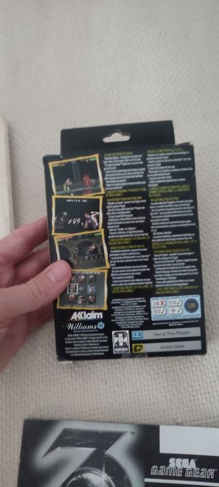 Mortal kombat 3 sega Game gear 