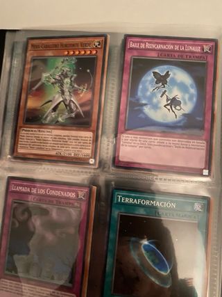 Lote Cartas Yugioh y Album Ultrapro