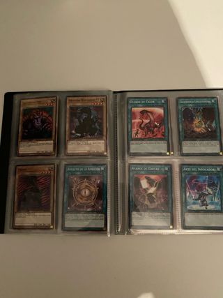 Lote Cartas Yugioh y Album Ultrapro