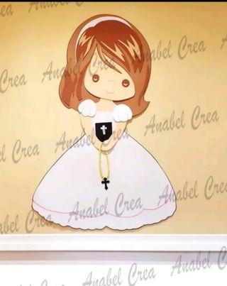 Muñeca grande de comunión para eventos
