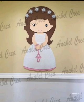 Muñeca grande de comunión para eventos