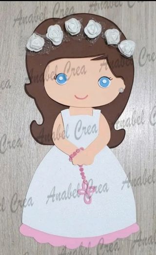 Muñeca grande de comunión para eventos