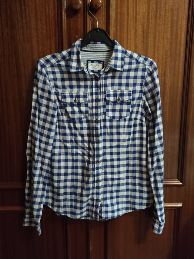 Camisa cuadros Massimo Dutti