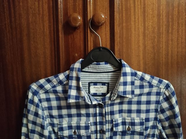Camisa cuadros Massimo Dutti