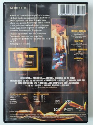 The Game (1997) 🎬🍿 💿 [DVD] ¡IMPOLUTO!