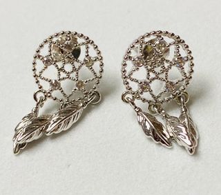 Pendientes de atrapasueños y plata de ley 925