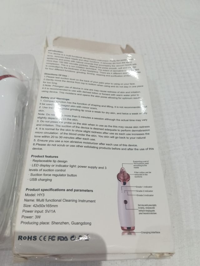 Limpiadora de piel ,