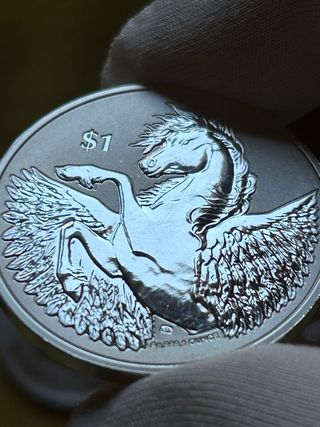 Onza de plata pegasus 2022