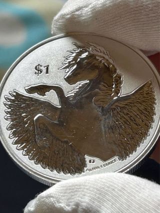 Onza de plata pegasus 2022