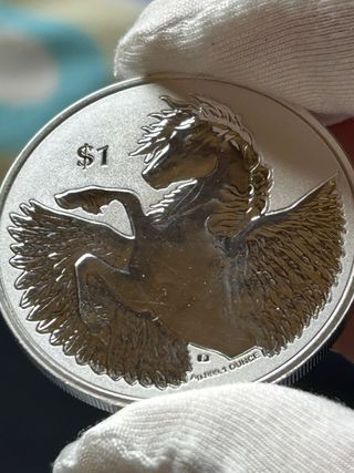 Onza de plata pegasus 2022