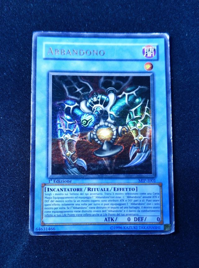 Yu-gi-oh abbandono