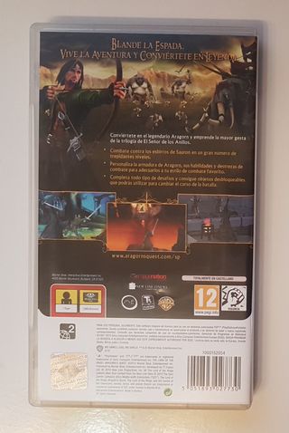 Las aventuras de Aragorn PSP