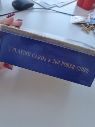 Carte da poker + 200 chips