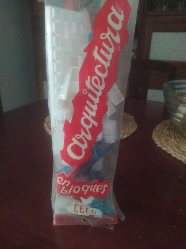 Juego de bloques arquitectura cefa años 70