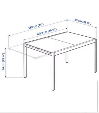 Mesa comedor extensible ikea
