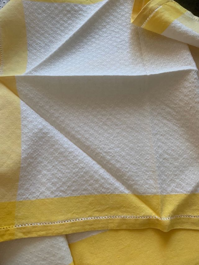 Tovaglia rettangolare con 10 tovaglioli 