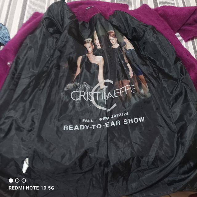 Cappotto donna in pelliccia scamosciata 