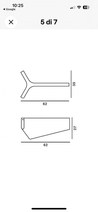 FOSCARINI lampada da parete YET mensola