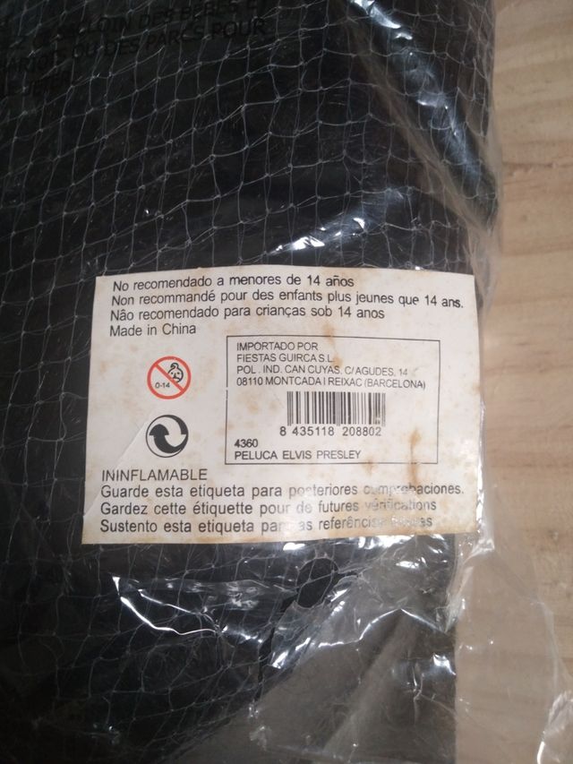 Peluca ELVIS PRESLEY