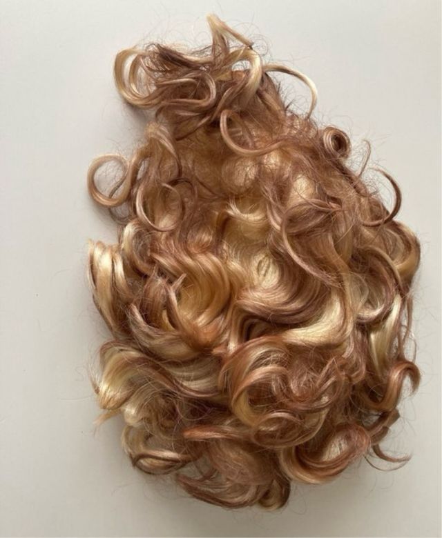 DIZFRAZ Años 80 PELUCA NEGRA RUBIA Hippie