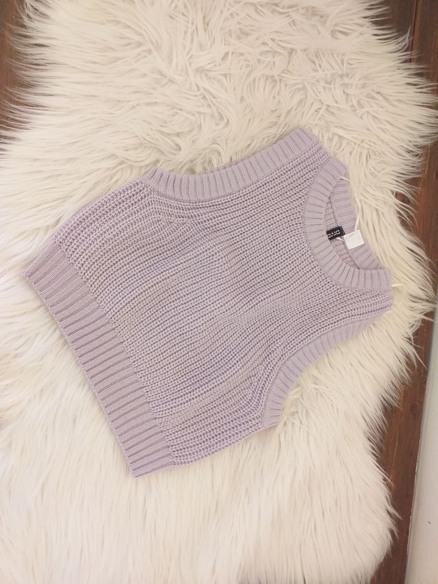 Gilet Maglione crop donna   Maglione smanicato