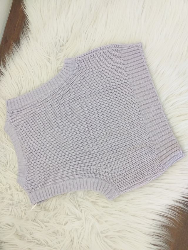 Gilet Maglione crop donna   Maglione smanicato