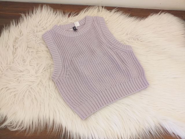 Gilet Maglione crop donna   Maglione smanicato