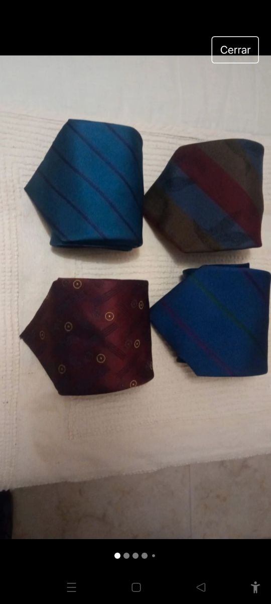 Corbatas de seda natural