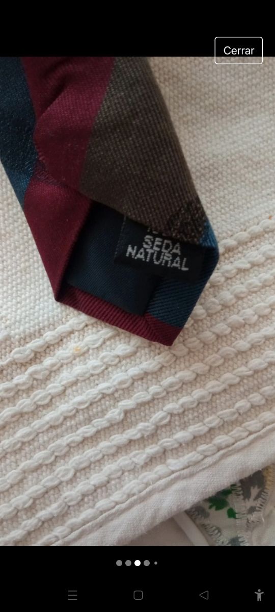 Corbatas de seda natural