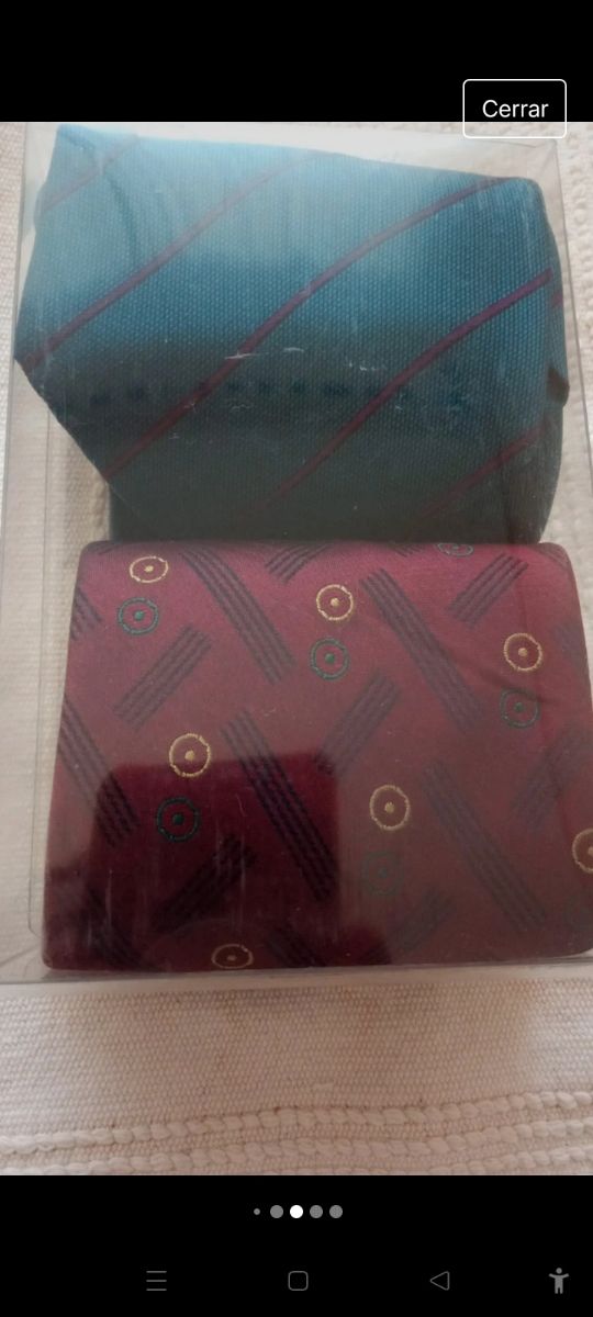 Corbatas de seda natural