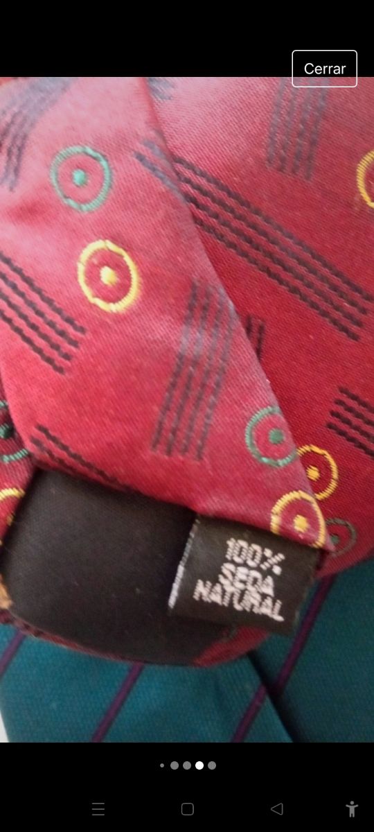 Corbatas de seda natural