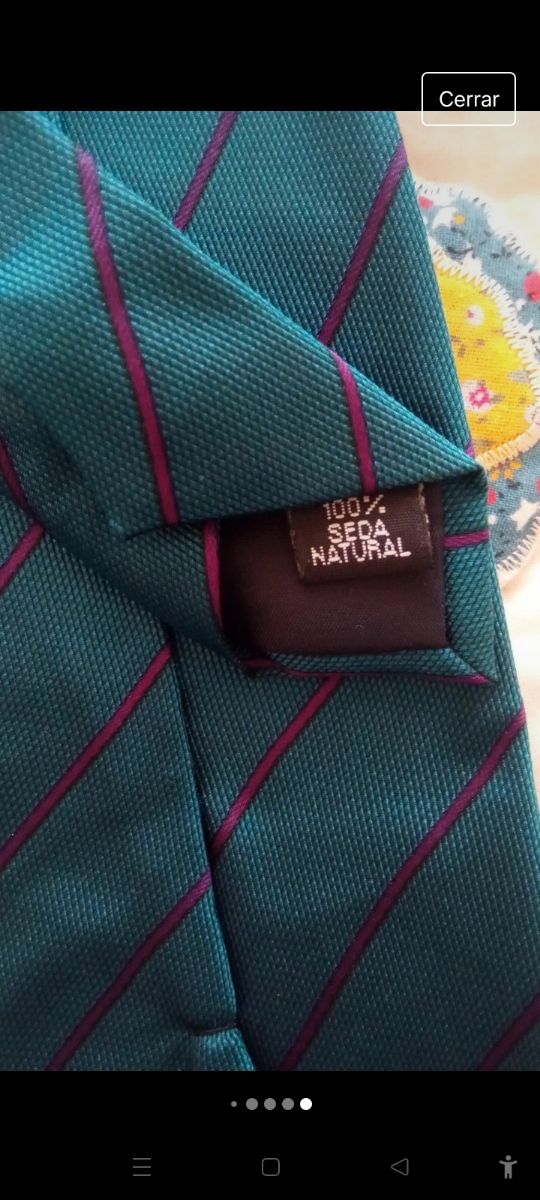 Corbatas de seda natural