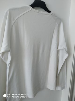 Camiseta manga larga blanca L Athletic 