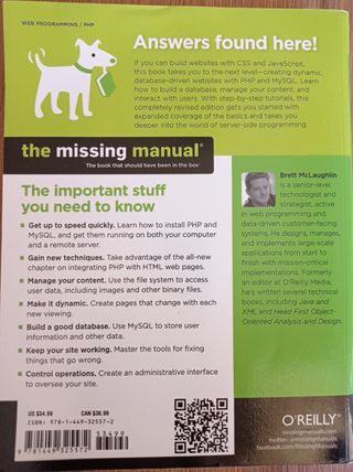 PHP & MySQL The missing manual