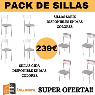 Pack de Sillas🤩