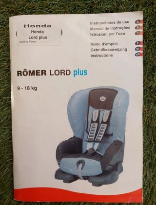 SILLA COCHE NIÑO "HONDA"