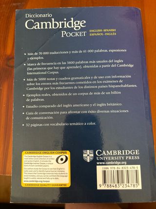 Diccionario Cambridge Pocket