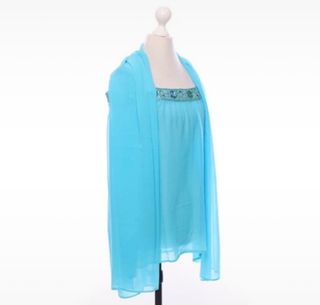 Top firmato donna seta elegante con stola